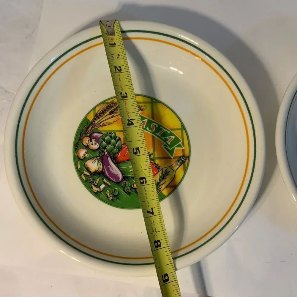 New Set 2 Vegetable by Himark PASTA BOWL 8 3/4